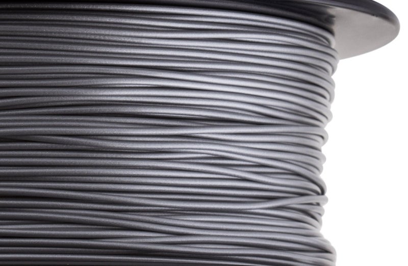 HATCHBOX 1.75mm Silver PLA 3D Printer Filament, 1 KG Spool, Dimensional Accuracy +/- 0.03 mm, 3D Printing Filament - Image 2